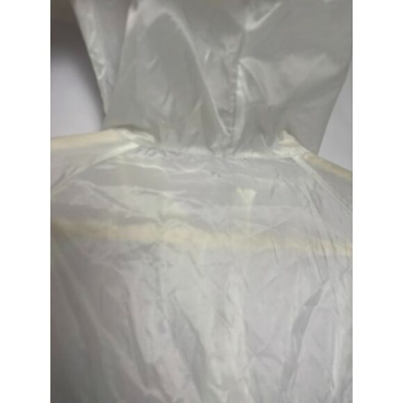 Nike Windrunner Jacket White Sheer Zip Up Hooded Running Windbreaker M Golf - Picture 4 of 4